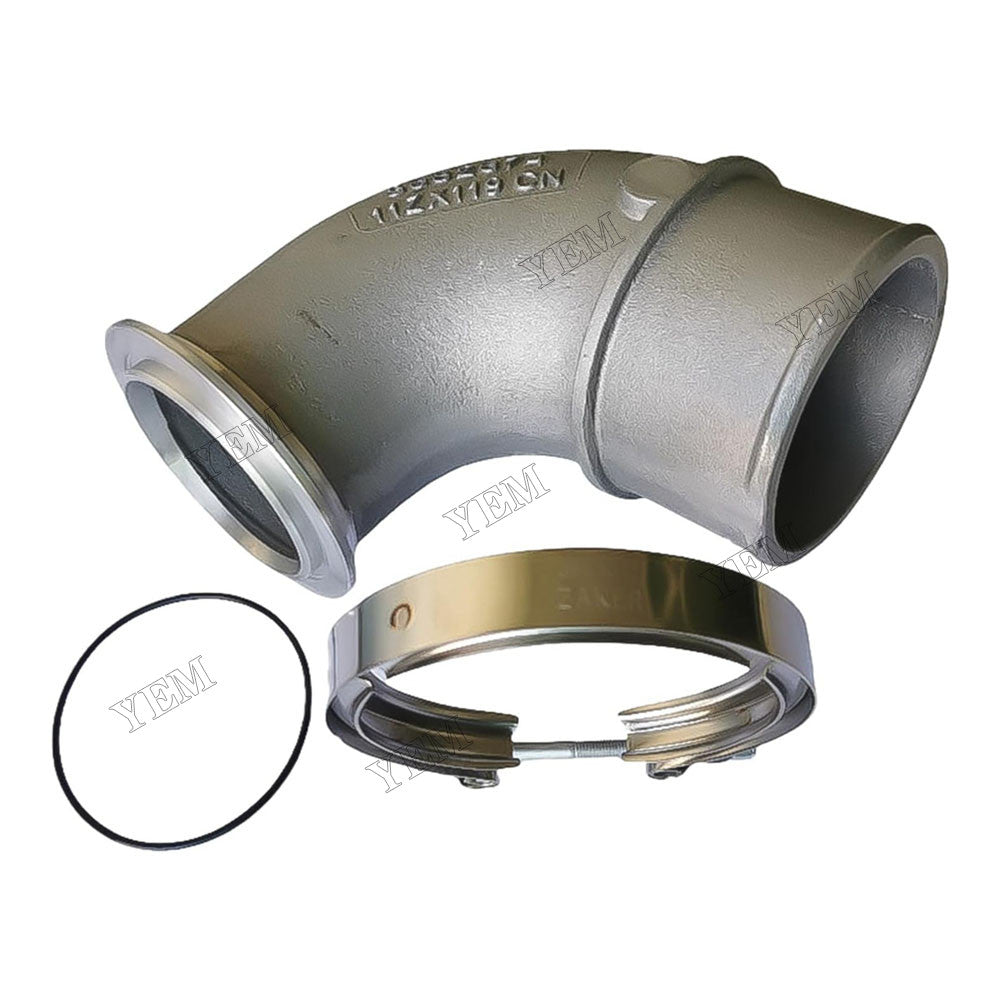 For Cummins Engine ISX Elbow With Clamp And O-Ring 3682674