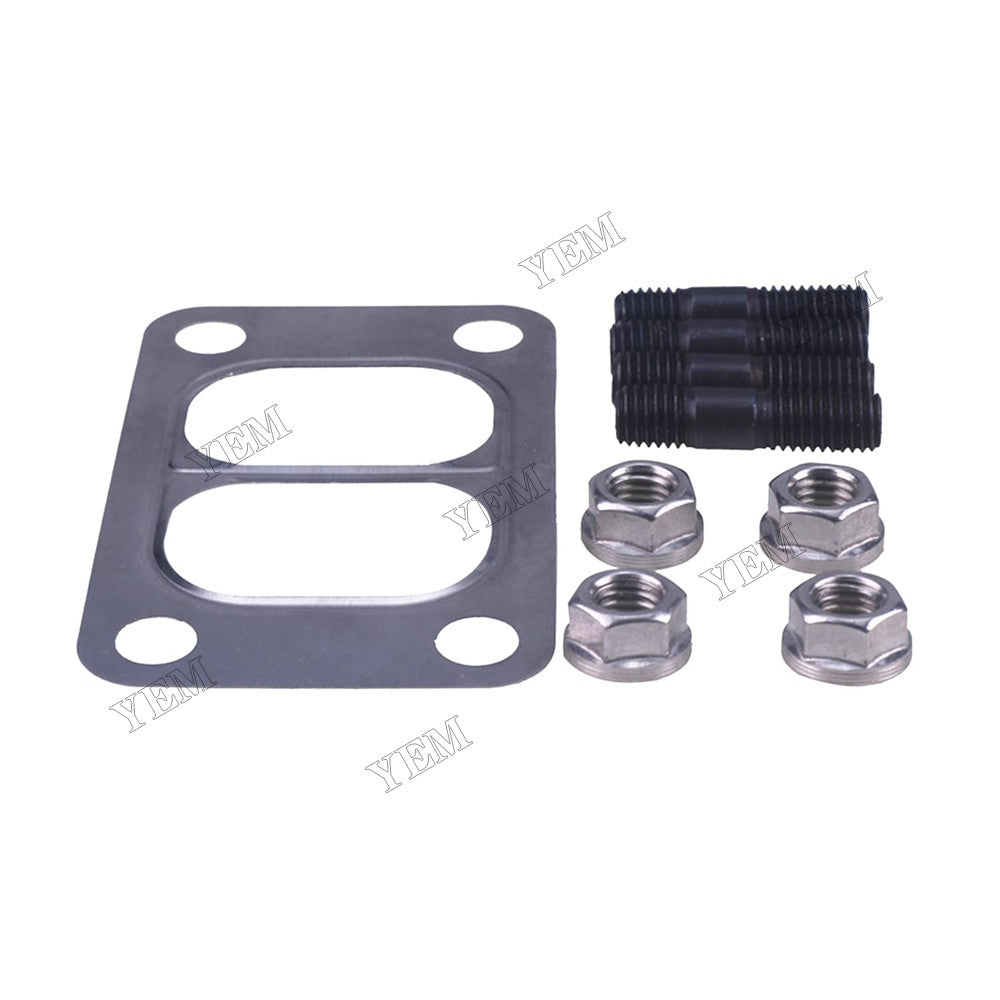 For Cummins Engine 5.9L 4B3.9L Turbo Mounting Studs Nuts With Gasket 3818823 3818824 3901356 For Cummins