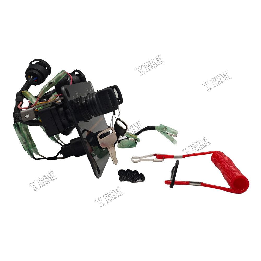 For Yamaha Engine Outboard Dual Key Switch 6K1-82570-13 6K1-82570-08-00