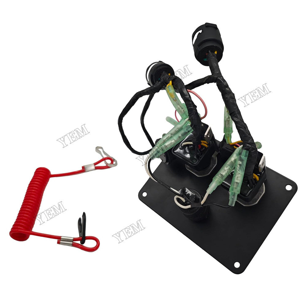 For Yamaha Engine Outboard Dual Key Switch 6K1-82570-13 6K1-82570-08-00 For Yamaha