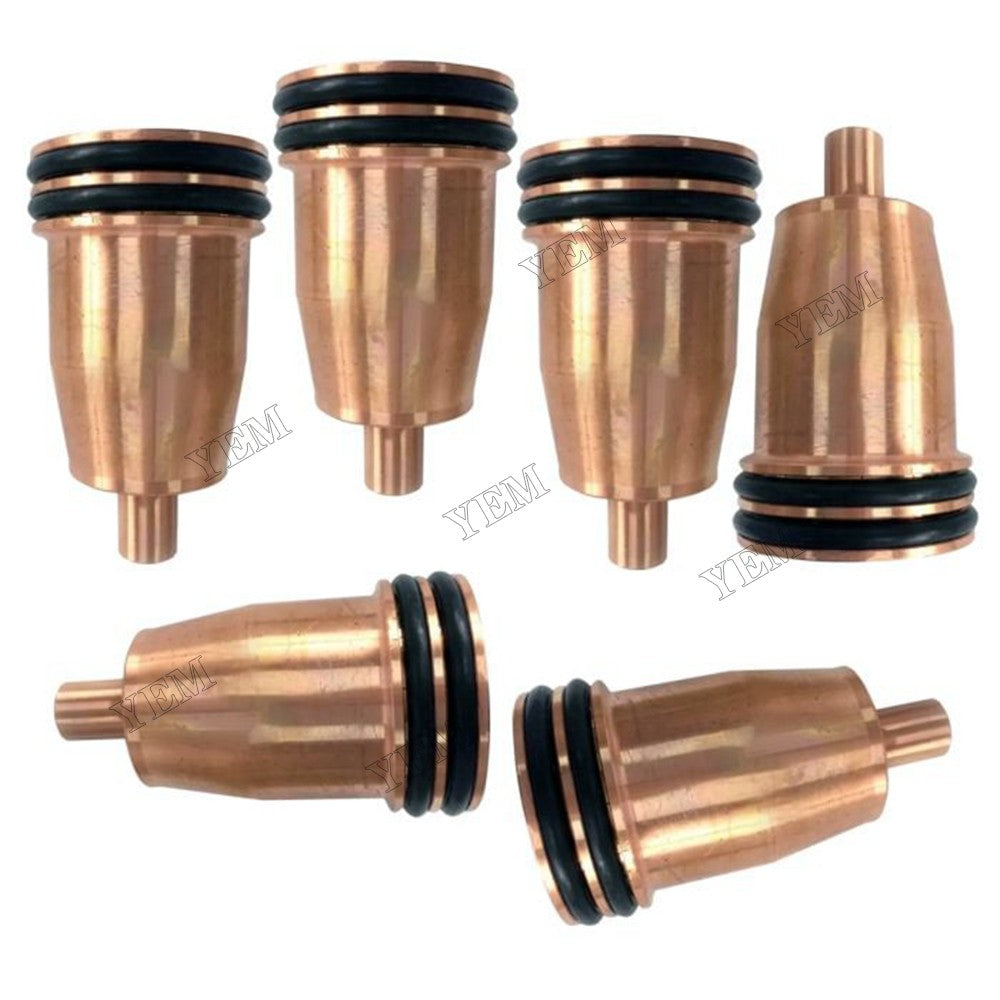 For Hyundai Engine D6CA D6CB D6CC Truck HD250 HD260 HD270 6 Pcs Fuel Injector Sleeve 22138-84002 For Hyundai