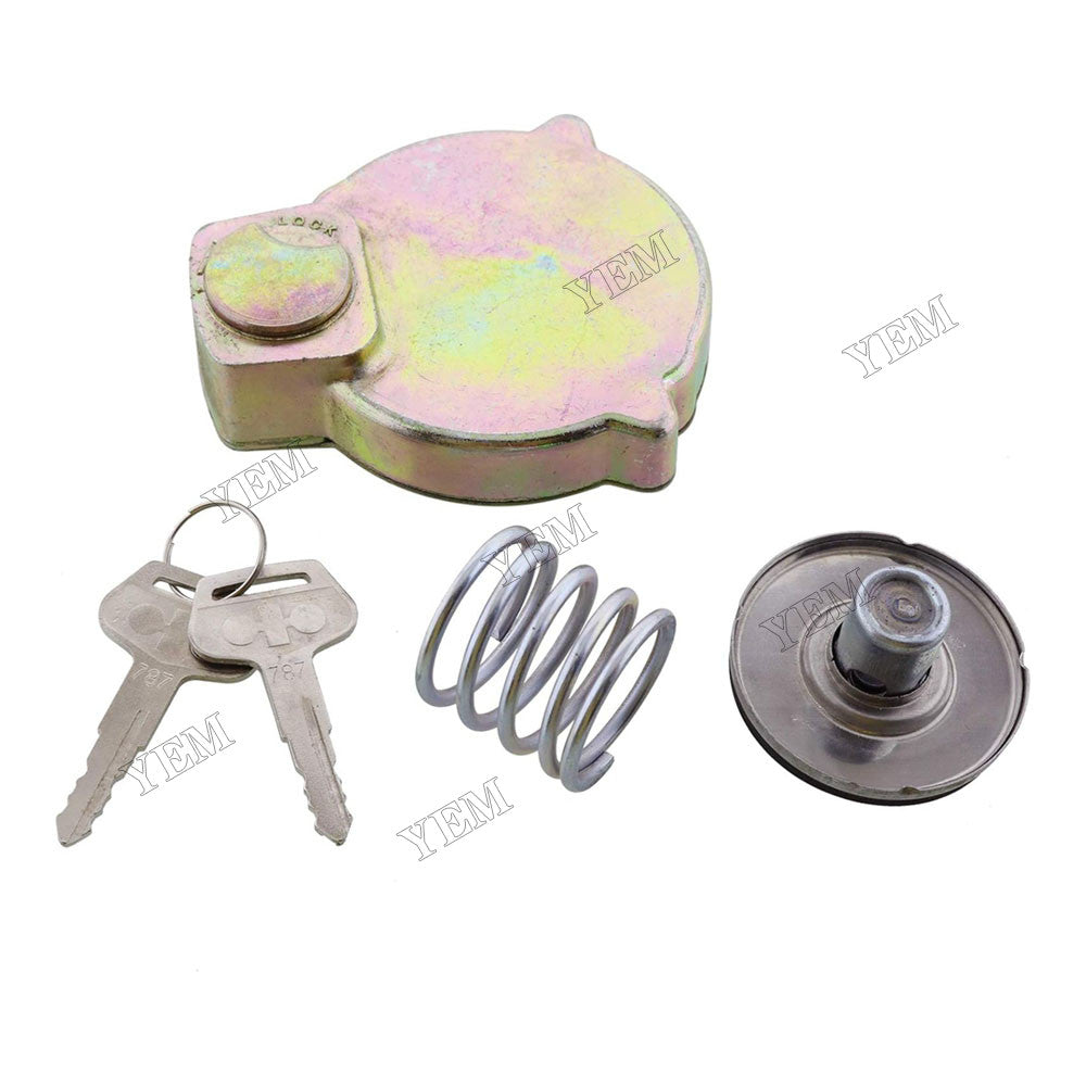 For Komatsu Excavator D31EX D31PX D65PX D65WX PC70 Fuel Cap With 2 Keys 14X-60-31130 For Komatsu