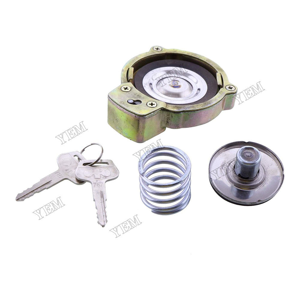 For Komatsu Excavator D31EX D31PX D65PX D65WX PC70 Fuel Cap With 2 Keys 14X-60-31130 For Komatsu