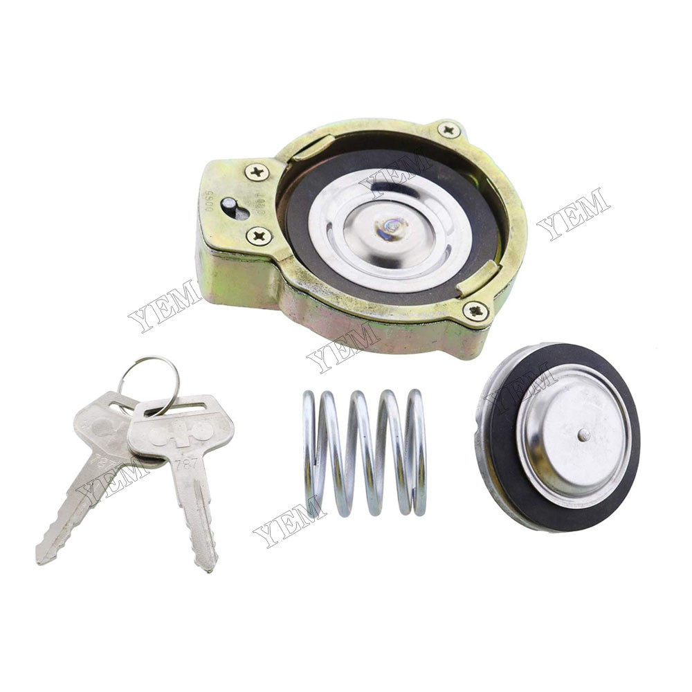 For Komatsu Excavator D31EX D31PX D65PX D65WX PC70 Fuel Cap With 2 Keys 14X-60-31130 For Komatsu