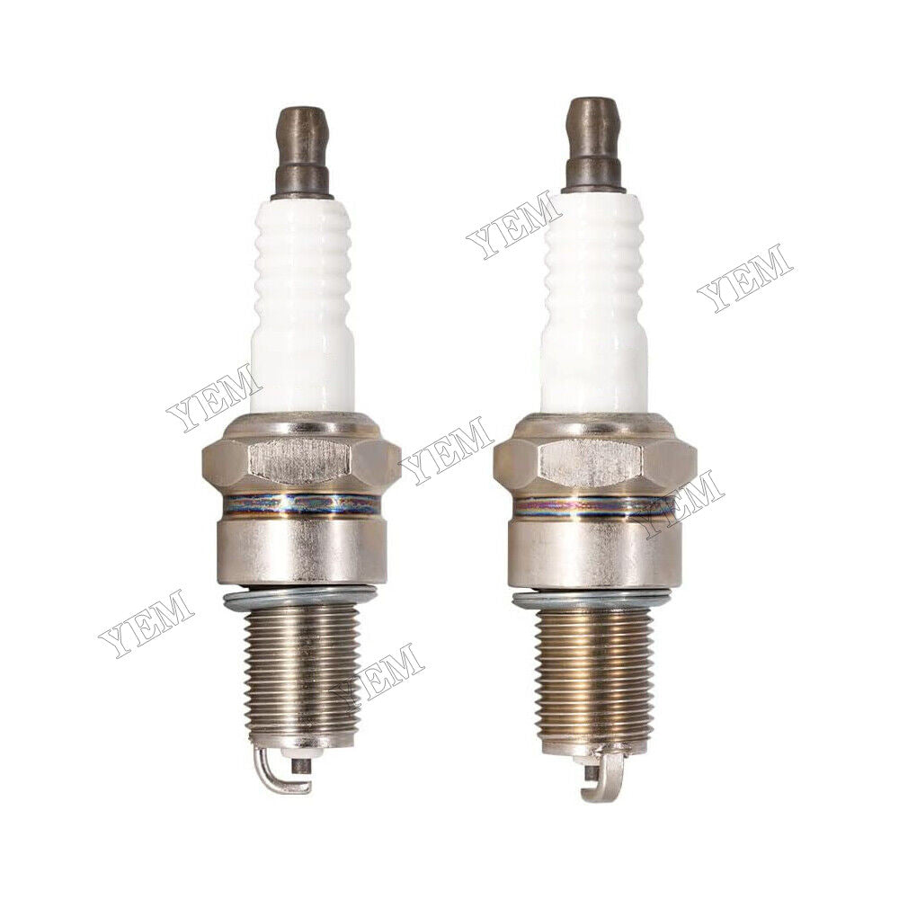 For Generator Lawnmower 2Pcs F6TC Spark Plug 131-047 N9YC For Generator