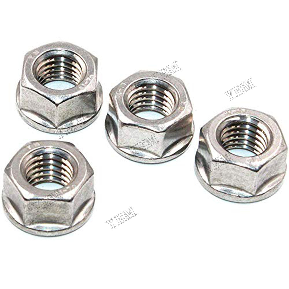 For Cummins L10 M11 Engine in USA 5 Pcs Stainless Steel Turbocharger Mounting Nut 3818824