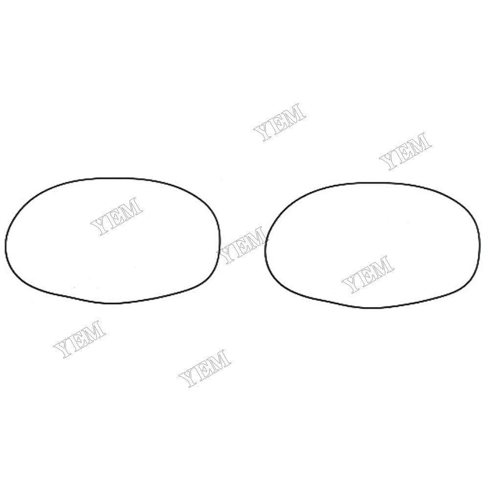 For Kubota Engine DF750 Genie Lift GS-2668RT GS-3268RT Z-45/22 MP Z34/22 IC 2 Pcs Head Cover Gasket 23453GT For Kubota