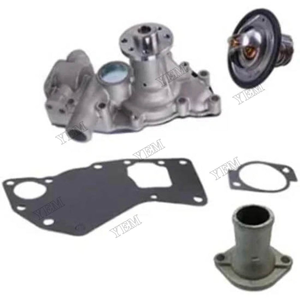 For Isuzu Engine 4LE1 4LE2 John Deere Excavator 75D 85D Water Pump 8981262300 With Gasket & Thermostat 8973617700 & Pipe 8971690151