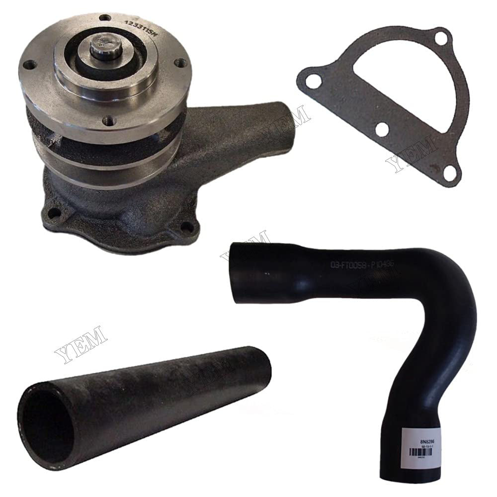 For Ford New Holland Tractor 9N 2N 8N Water Pump Kit CDPN8501A with Radiator Hoses For Ford