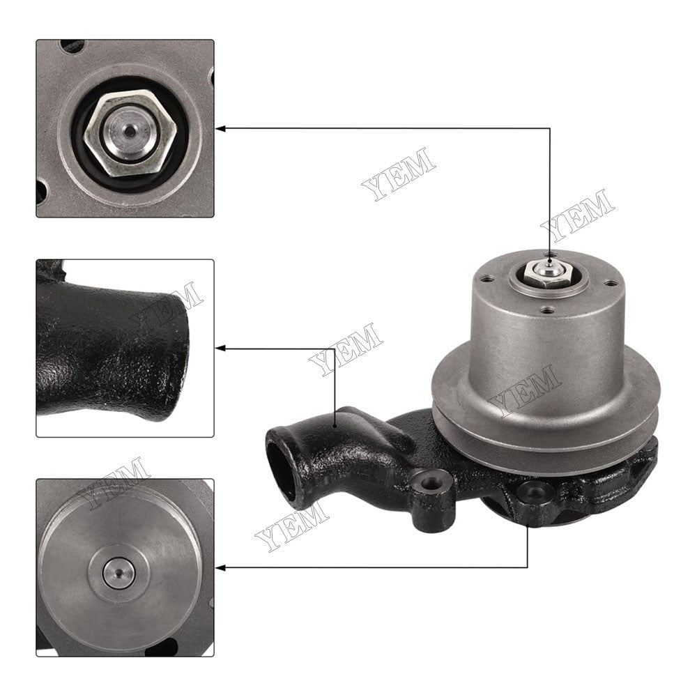 For Perkins Engine 4.236 D4.203 4.236 4.248 4.248.2 4.318 4.318.2 Water Pump With Pulley U5MW0104