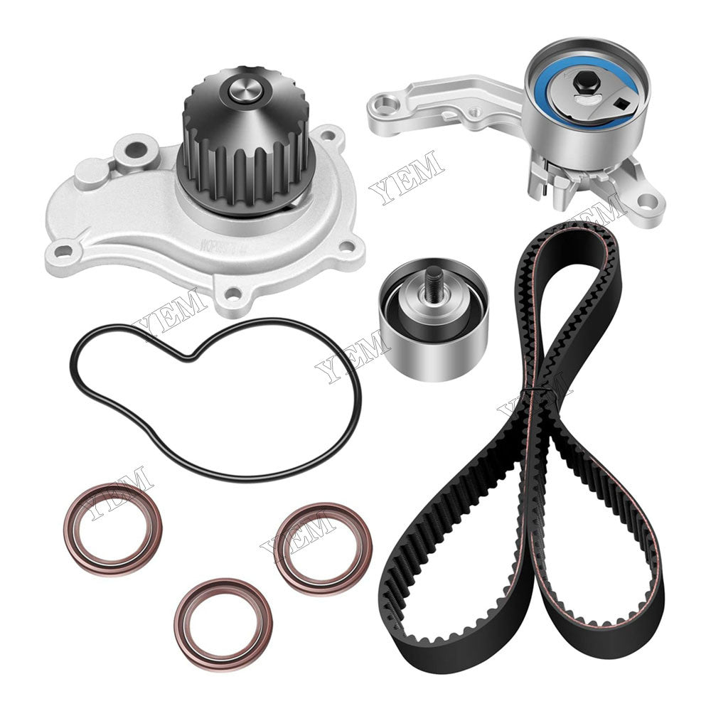 For Chrysler Sebring Voyager Dodge Stratus Jeep Liberty Wrangler Water Pump Timing Belt Kit TCKWP265A