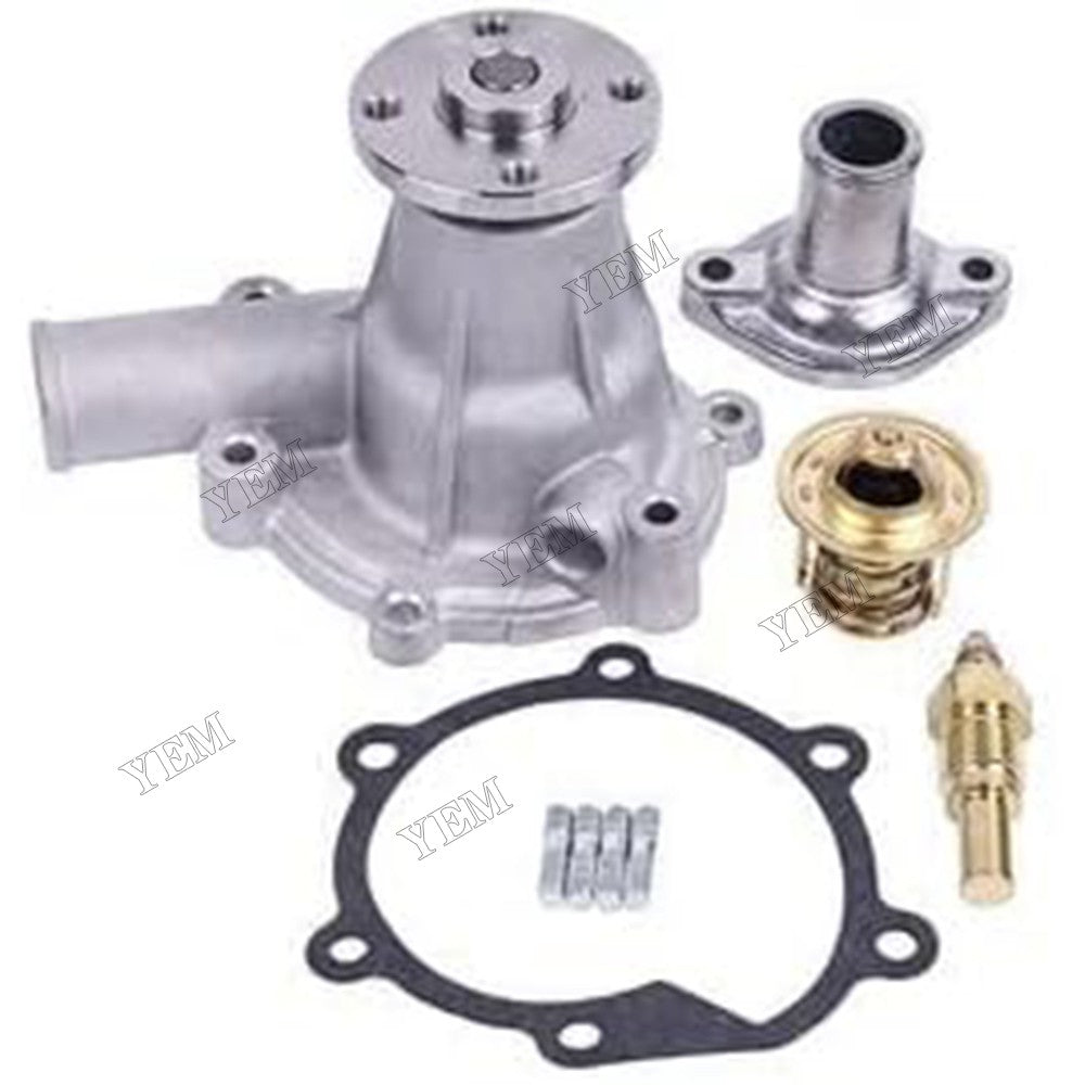 For Mitsubishi Engine L3E Caterpillar CAT Excavator 301.6C 301.8C Water Pump With Gasket 223-0296 223-0297 & Thermostat 223-0300 & Sensor 223-0309 & Cover 223-0301