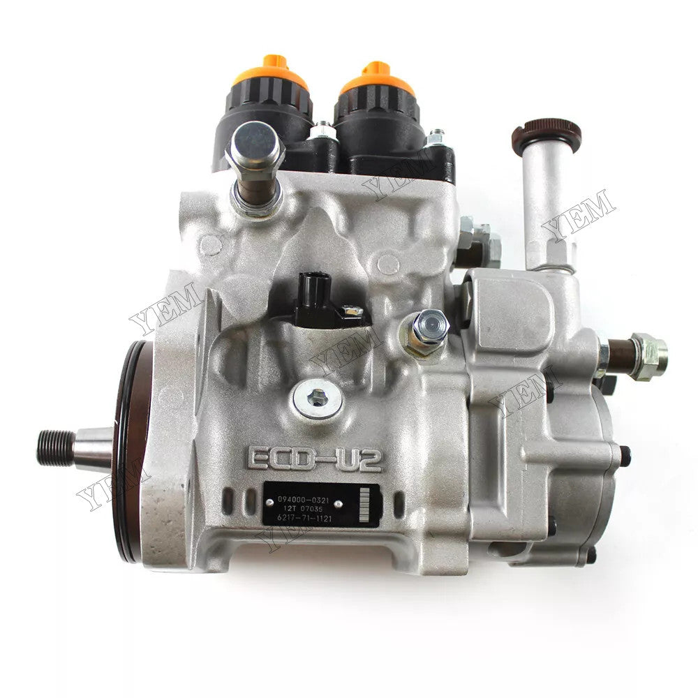 For Komatsu Engine SA6D140E-3 Excavator PC600-7 Fuel Injection Pump 6217-71-1121 For Komatsu