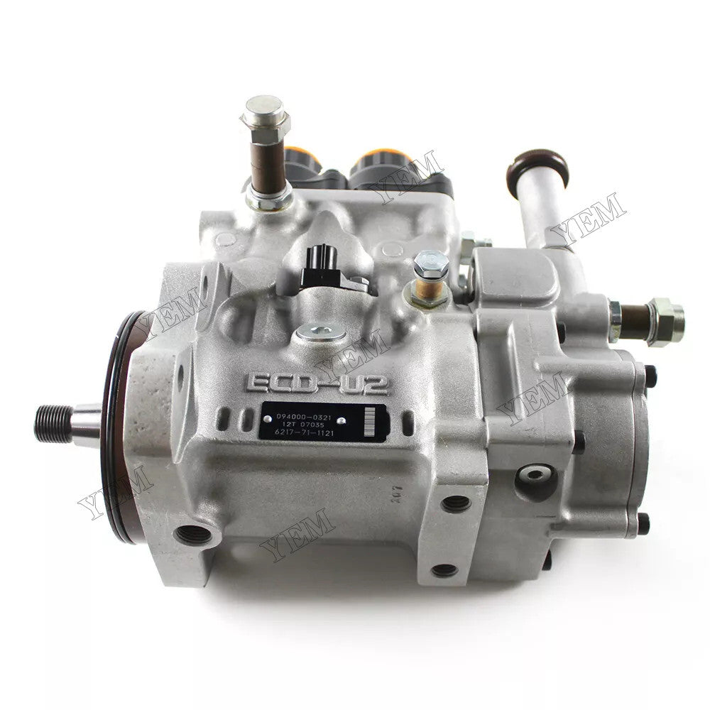For Komatsu Engine SA6D140E-3 Excavator PC600-7 Fuel Injection Pump 6217-71-1121 For Komatsu