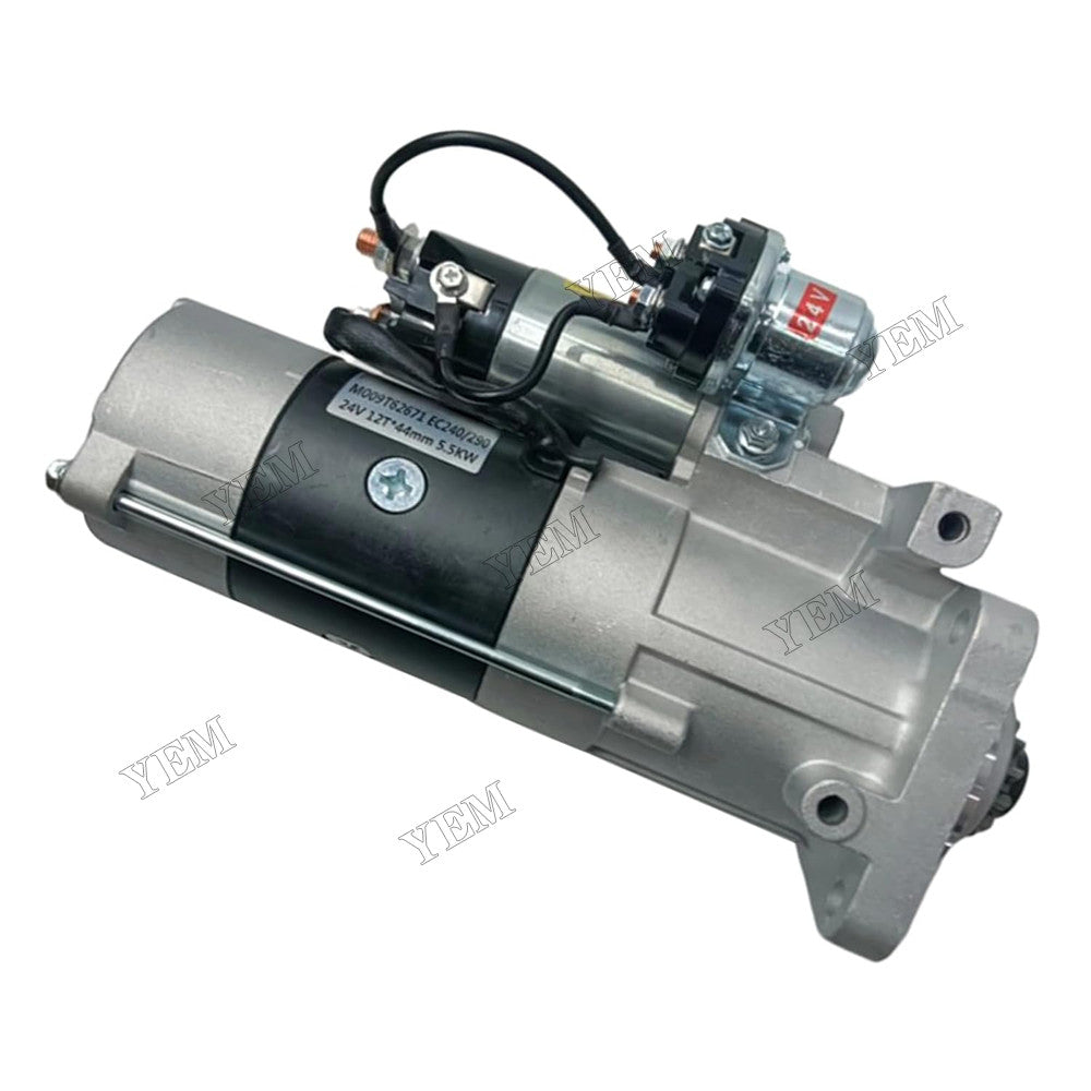 For Volvo Penta Engine TAD560VE TAD561VE TAD761VE TAD762VE TAD763VE TAD764VE 24V 5.5KW 12T Starter Motor 3801274 21133741 21306350