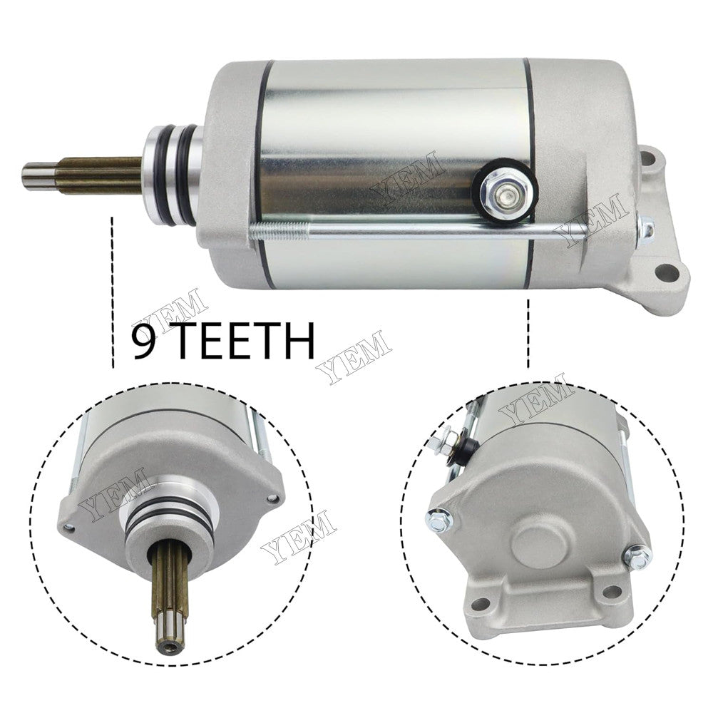 For Polaris UTV 2011-2012 Ranger RZR XP 900 12V Starter Motor with Solenoid Relay 4013059 4012001 For Polaris