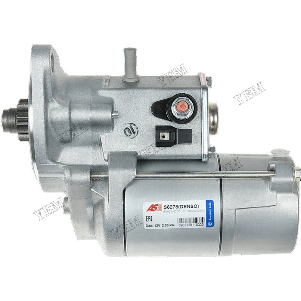 For Isuzu Engine 3LA1 3LB1 3LD1 3LD2 John Deere Excavator 27ZTS 35ZTS 12V 9T Starter Motor 8970489661 For Isuzu