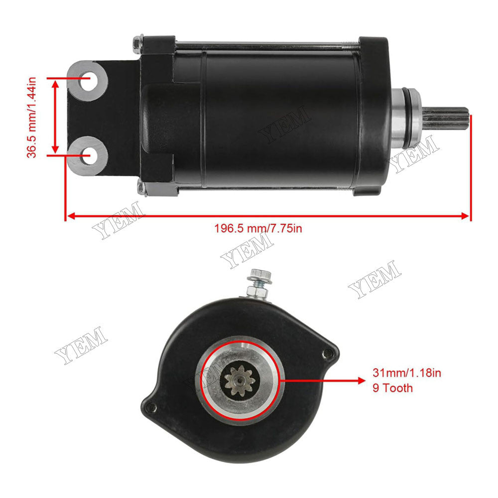 For Yamaha PWC WaveRunner VX1100 Starter Motor 6D3-81800-00-00 For Yamaha