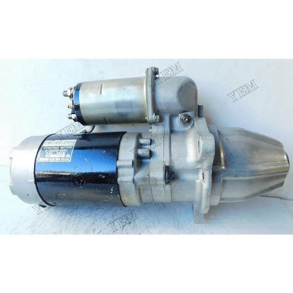 Excavator EX400 EX350 Isuzu Engine 6QA1 6RB1 Starter Motor 0-23000-6091 1-81100-217-1 for Hitachi