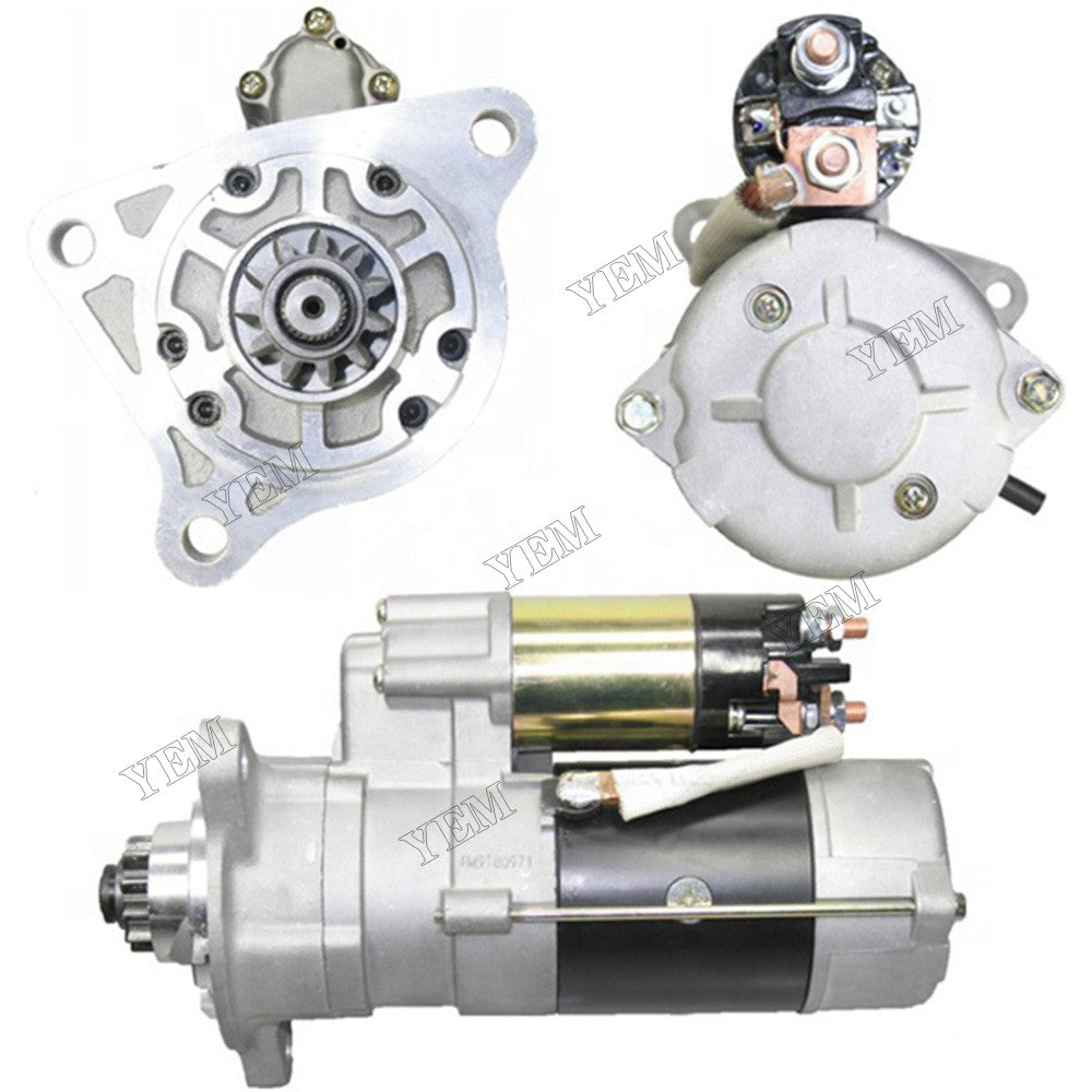 For Isuzu Engine 6WG1 Hitachi Excavator ZX450 ZX470 ZX500 ZX600 ZX650 ZX800 ZX850-3 24V 11T Starter Motor 1811003414