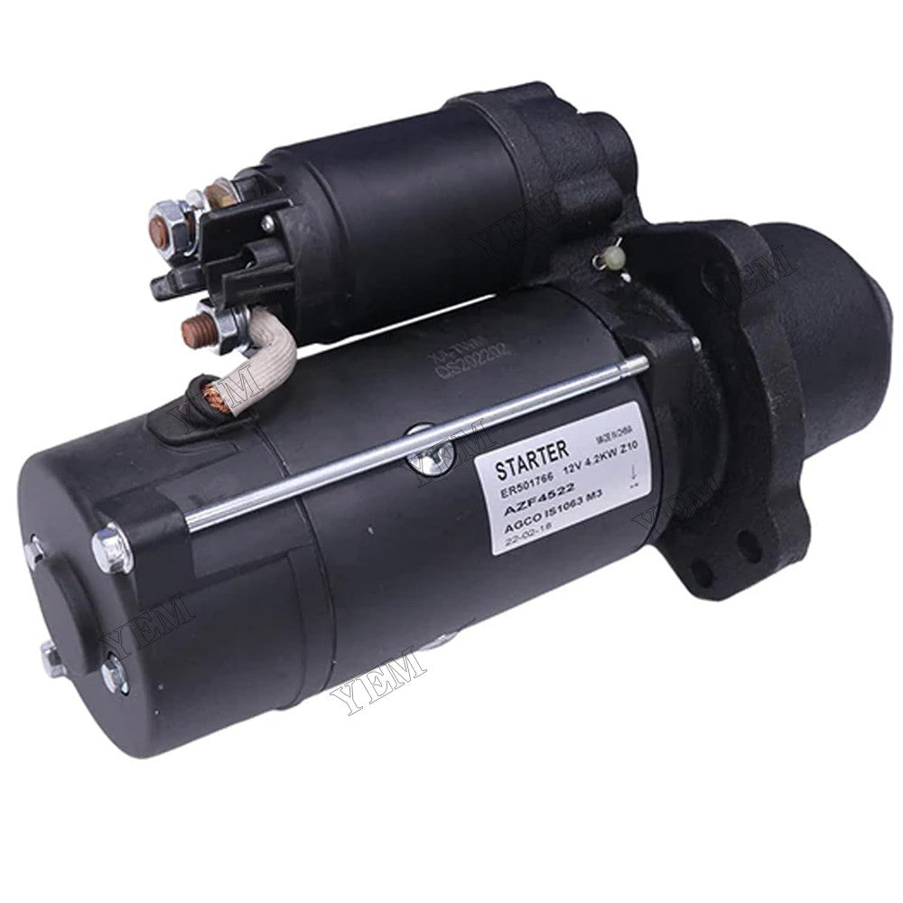 For John Deere Engine 4045 Forklift 486E 485E 488E Starter Motor RE501767 For John Deere