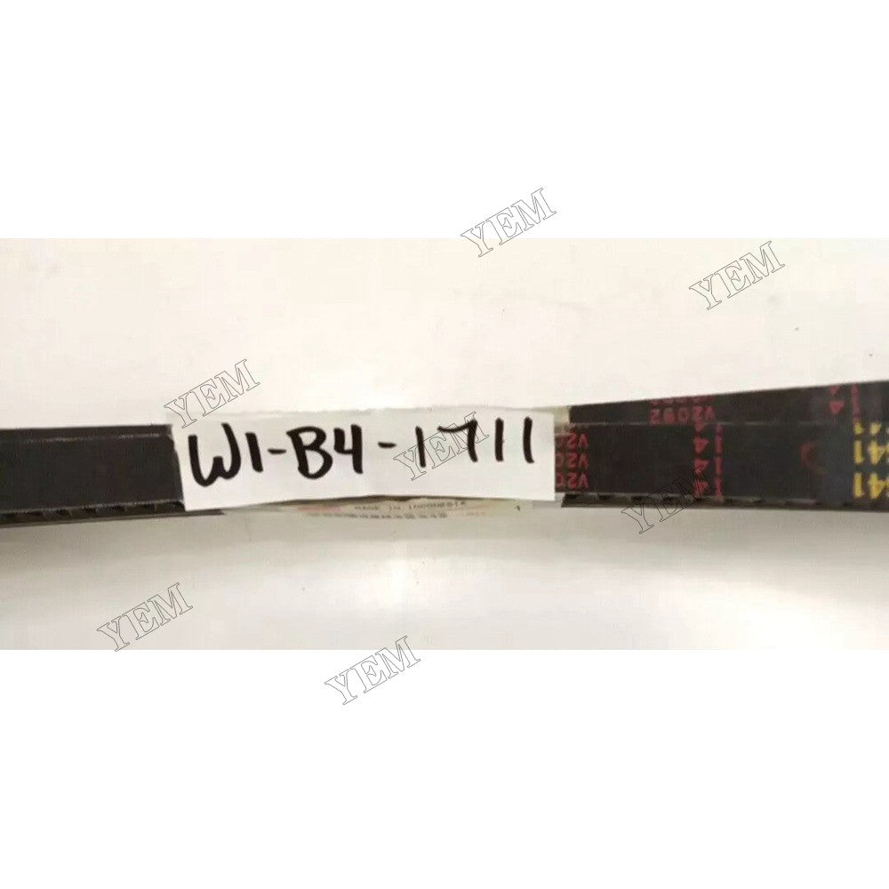 For Isuzu Engine 6BD1 6BB1 6SD1 6BG1 4BG1 Hitachi Excavator EX100W EX160WD EX300-2 EX310H-3C Cooling Fan Belt 1136712830 For Isuzu