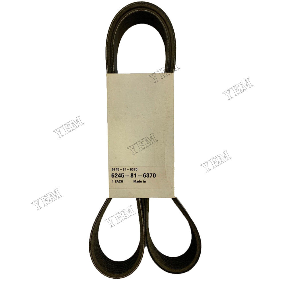 For Komatsu Engine SAA6D170E-5 Excavator PC1250-8 PC400-10 PC490-10 Dozer D375A-6 Belt 6245-81-6370
