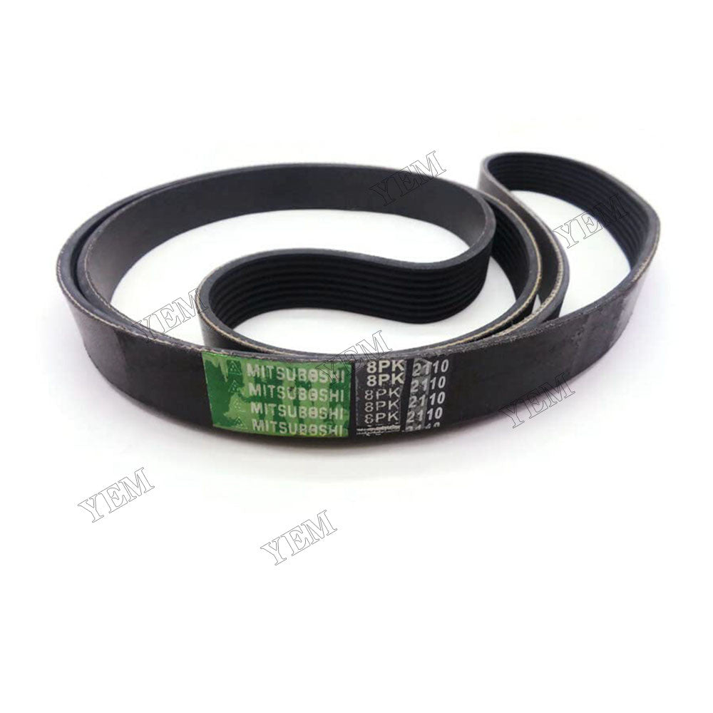 For JCB Loader 214E 3CX 4CX 214E 3CX 3D 3DX 4C Drive Belt 8PK 2110 AR3 320/08606 For JCB