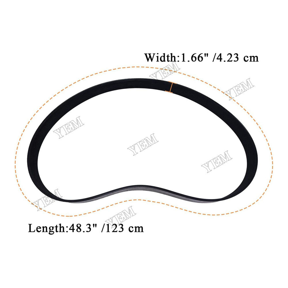 For Kenworth Peterbilt Paccar Engine MX13 Fan Belt D84-1003-121212 12PK1212 For Kenworth