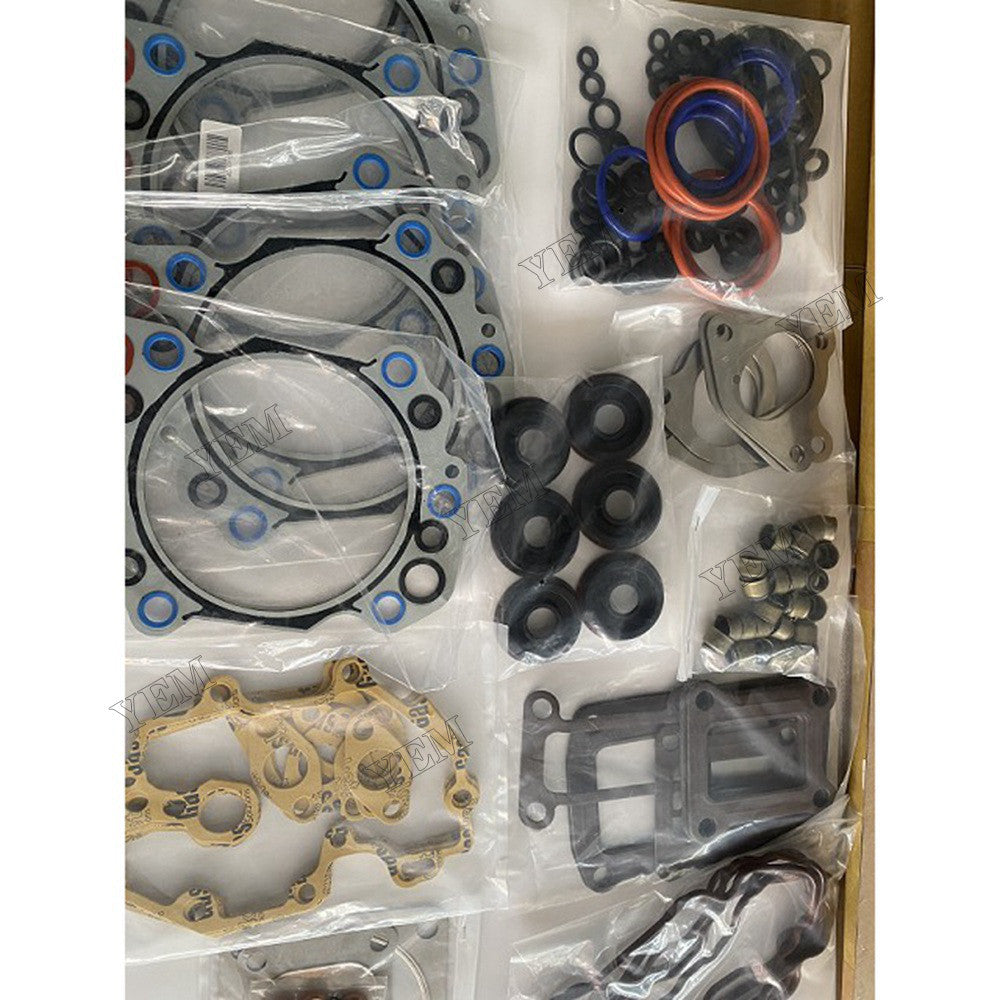 For Komatsu Engine SA6D125E-3 SA6D125E-3C-7L SA6D125E-3C-7T SA6D125E-3B-7 SA6D125E-3C-7A Overhaul Gasket Kit 6158-K1-9900 6158-K2-9900 For Komatsu