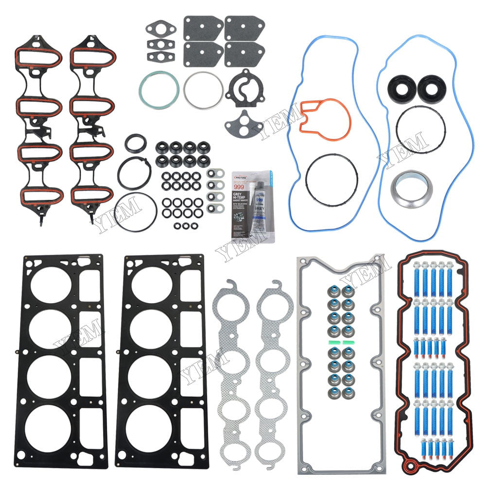 For Chevrolet Express Silverado GMC Yukon Buick Rainier Cadillac 4.8L 5.3L V8 Cylinder Head Gasket Kit With Bolts HS26191PT For Chevrolet