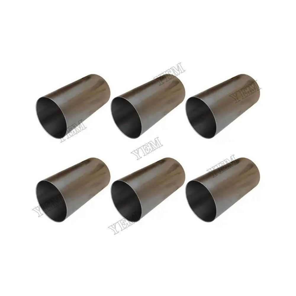 For CAT Caterpillar 3066 Engine 311 312 313D 320 Excavator 6 Pieces Cylinder Sleeve 5I 7523