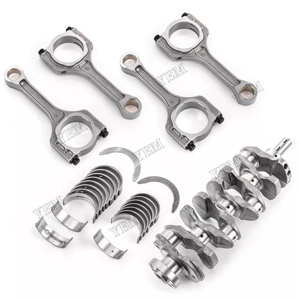For Hyundai Sonata Santa Fe & Kia Optima 2.4L Crankshaft 23111-2G200 & Connecting Rod 23510-2G540 & Main & Connecting Rod Bearing With Thrust Washer For Hyundai