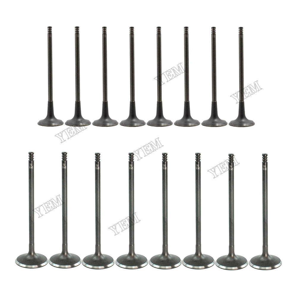 For Buick Encore Cadillac ELR Chevrolet Cruze Sonic Trax 16Pcs Intake Exhaust Valves MA-9761309755 For Chevrolet