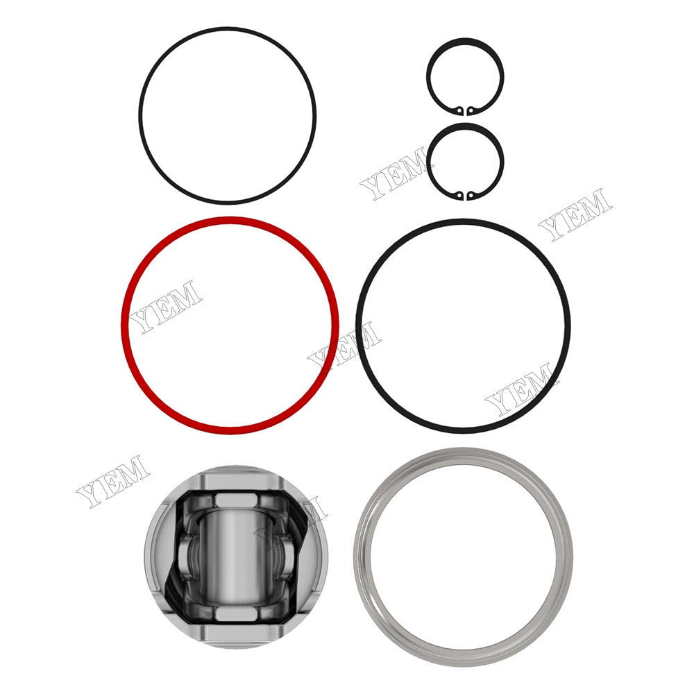 For John Deere Engine 6081 6105 6125 Tractor 9120 9220 9320 9420 Harvester 7200 7300 7400 Piston Liner Kit RE515942
