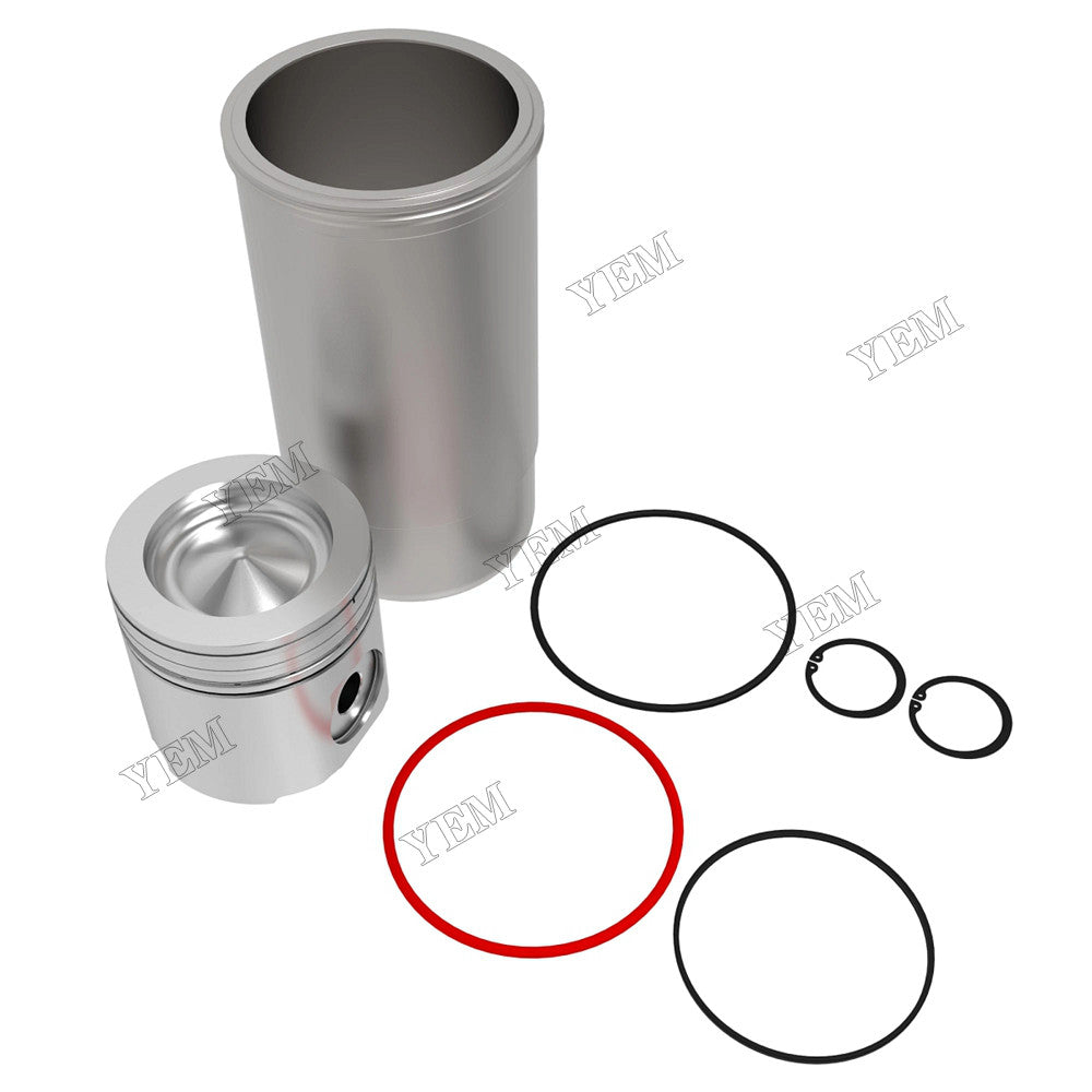For John Deere Engine 6081 6105 6125 Tractor 9120 9220 9320 9420 Harvester 7200 7300 7400 Piston Liner Kit RE515942 For John Deere