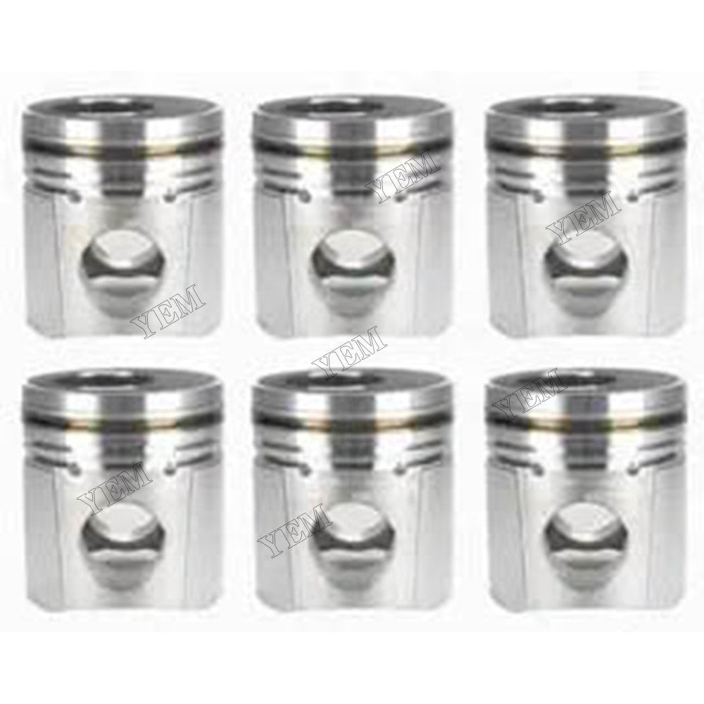 For Cummins Engine 6CT 6CTAA 6CT8.3 6CTAA8.3 6PCS Piston 3917707