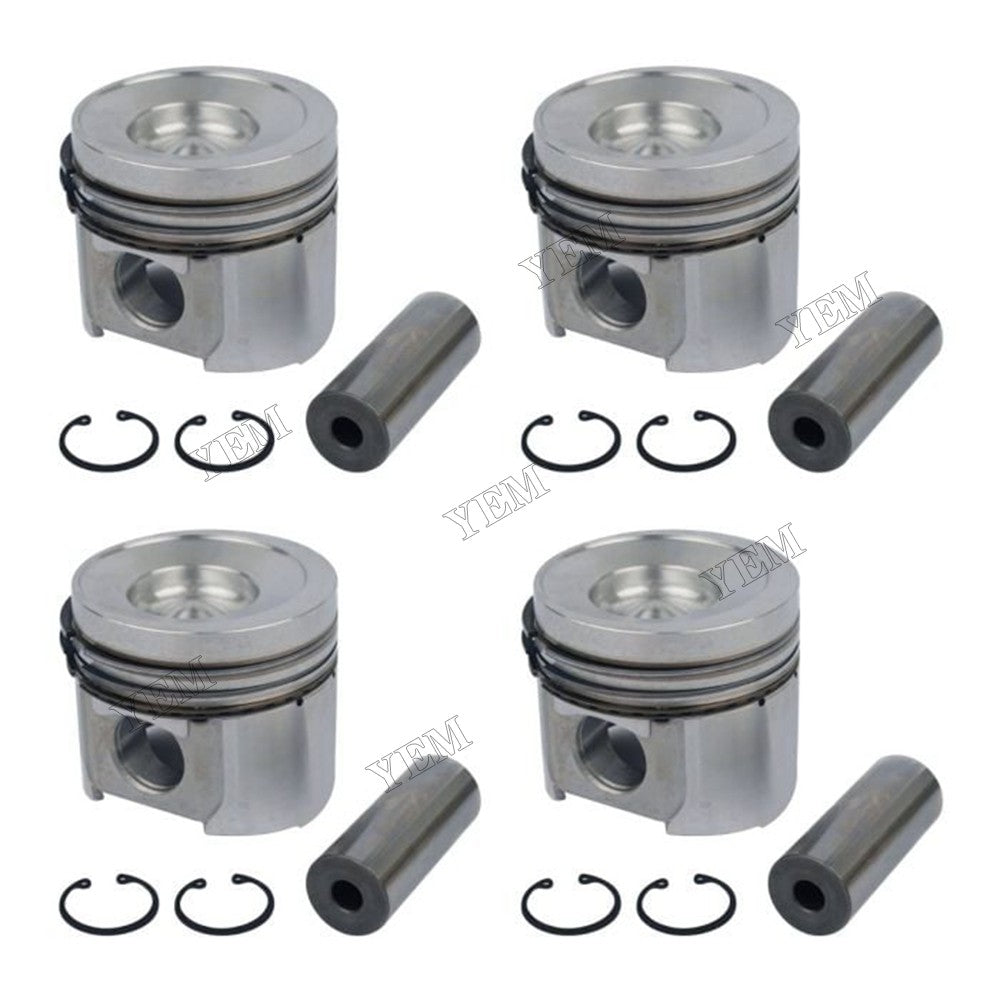 For Cummins Engine QSB3.3 B3.3 STD Piston Kit with Ring 4955416 For Cummins