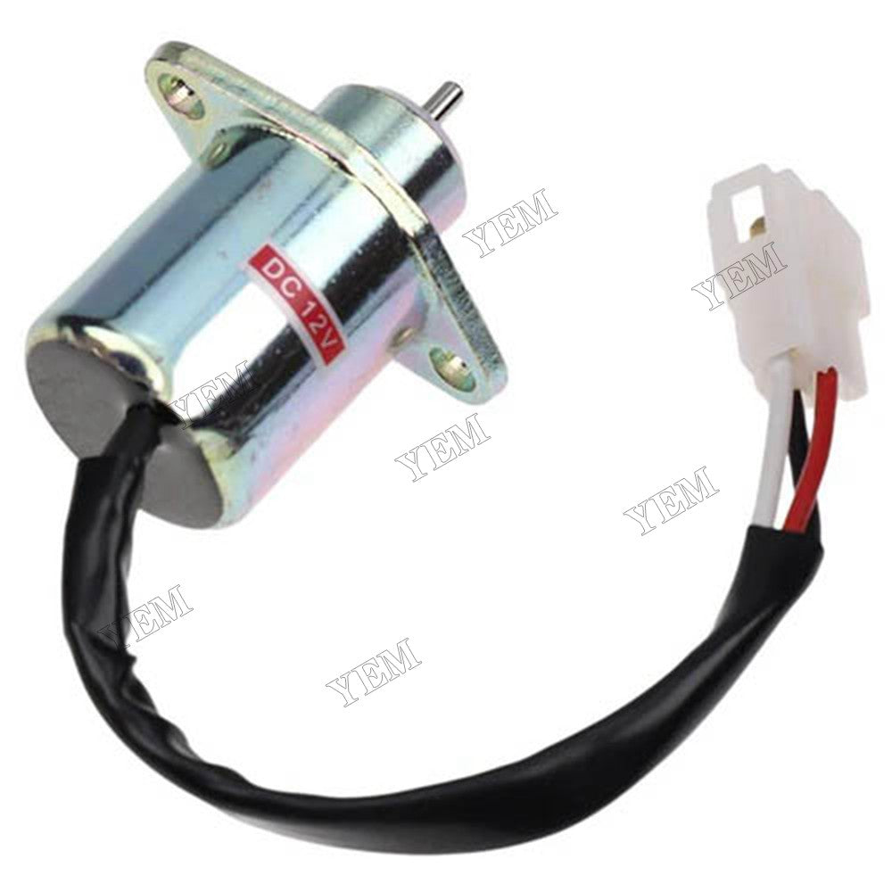For Kubota Engine D905 D1105 Upright Lift LX31RT LX41RT LX50RT LX31 LX41 LX50 12V Fuel Shutoff Solenoid 067614-027