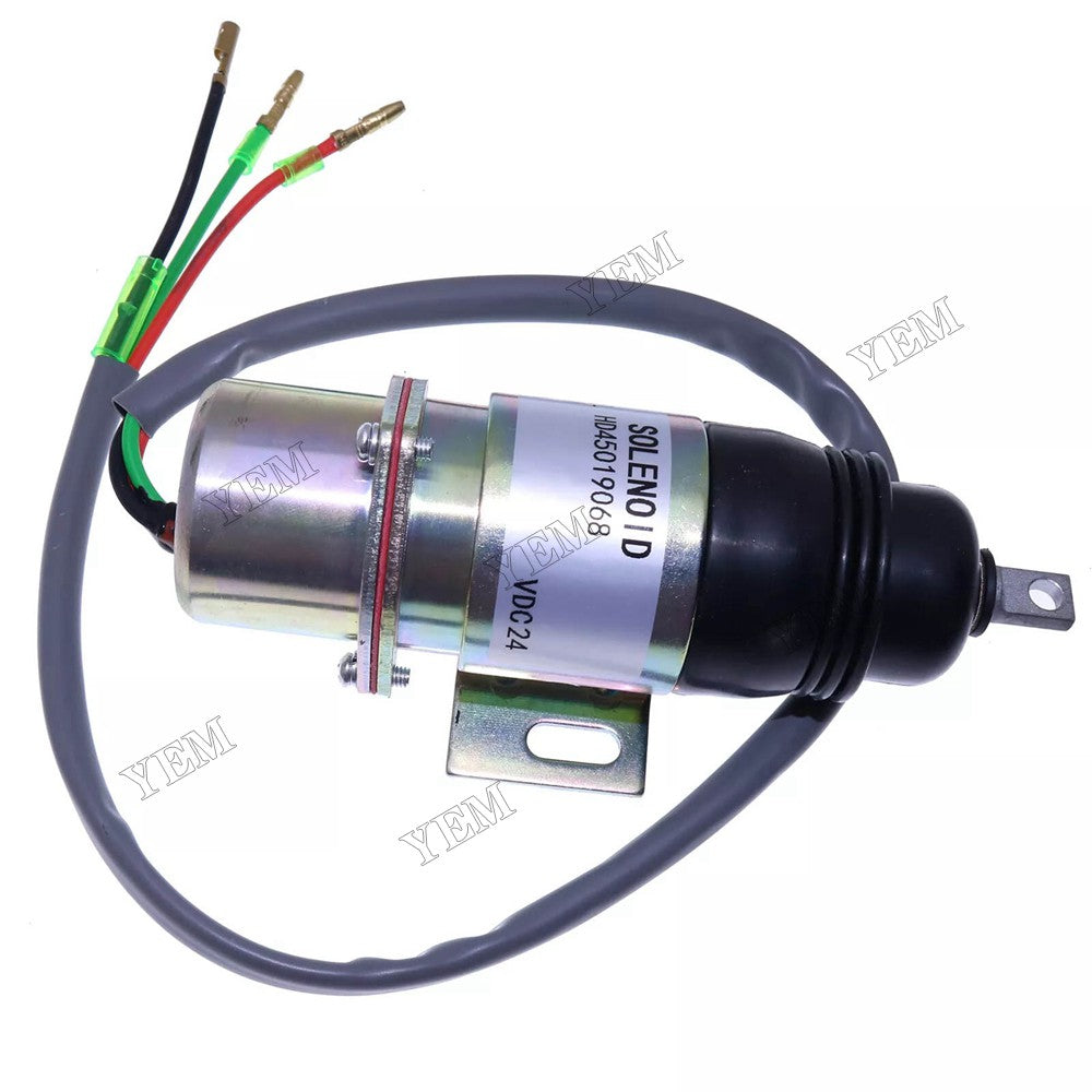 For Isuzu 4BG1 4JG1 4JG2 C240 6BD1 6BB1 6BG1 6BG1T 4JA1 4JB1 4JC1 4BD1 3KA1 3KB1 3KC1 4BC2 3KR1 6BD1T 6SA1 24V Engine Stop Solenoid 1819100520