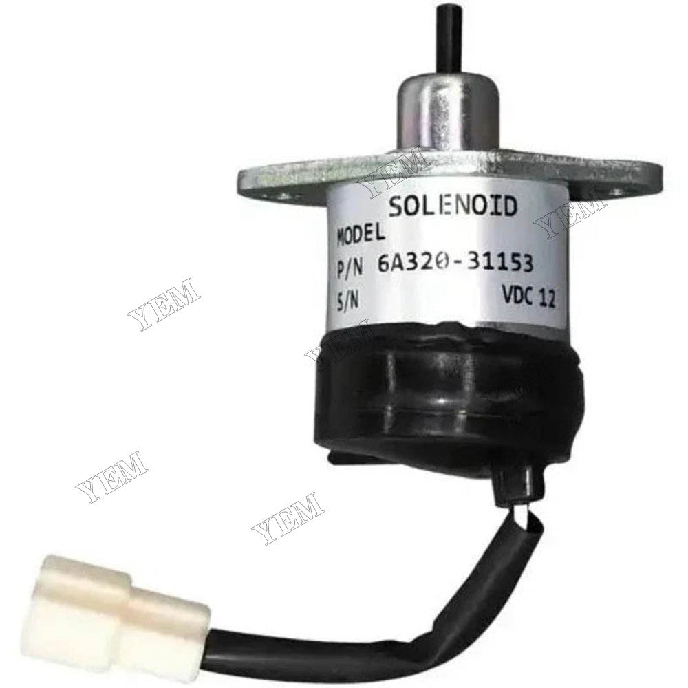 For Kubota Engine V1505 Tractor B2410HSD B2410HSDB B2410HSE B2710HSD B2910HSD Stop Solenoid 6A320-31150 6A320-31154 6A320-31152 6A320-31153