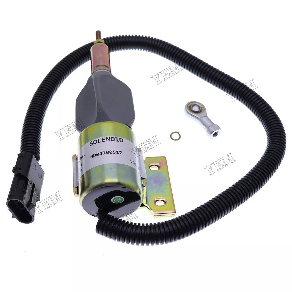 For Cummins Engine 6BT 5.9L CASE Sprayer 3185 SPX3200B SPX3185 SPX3200 12V Stop Solenoid 3935429 3935431 SA-4755-12