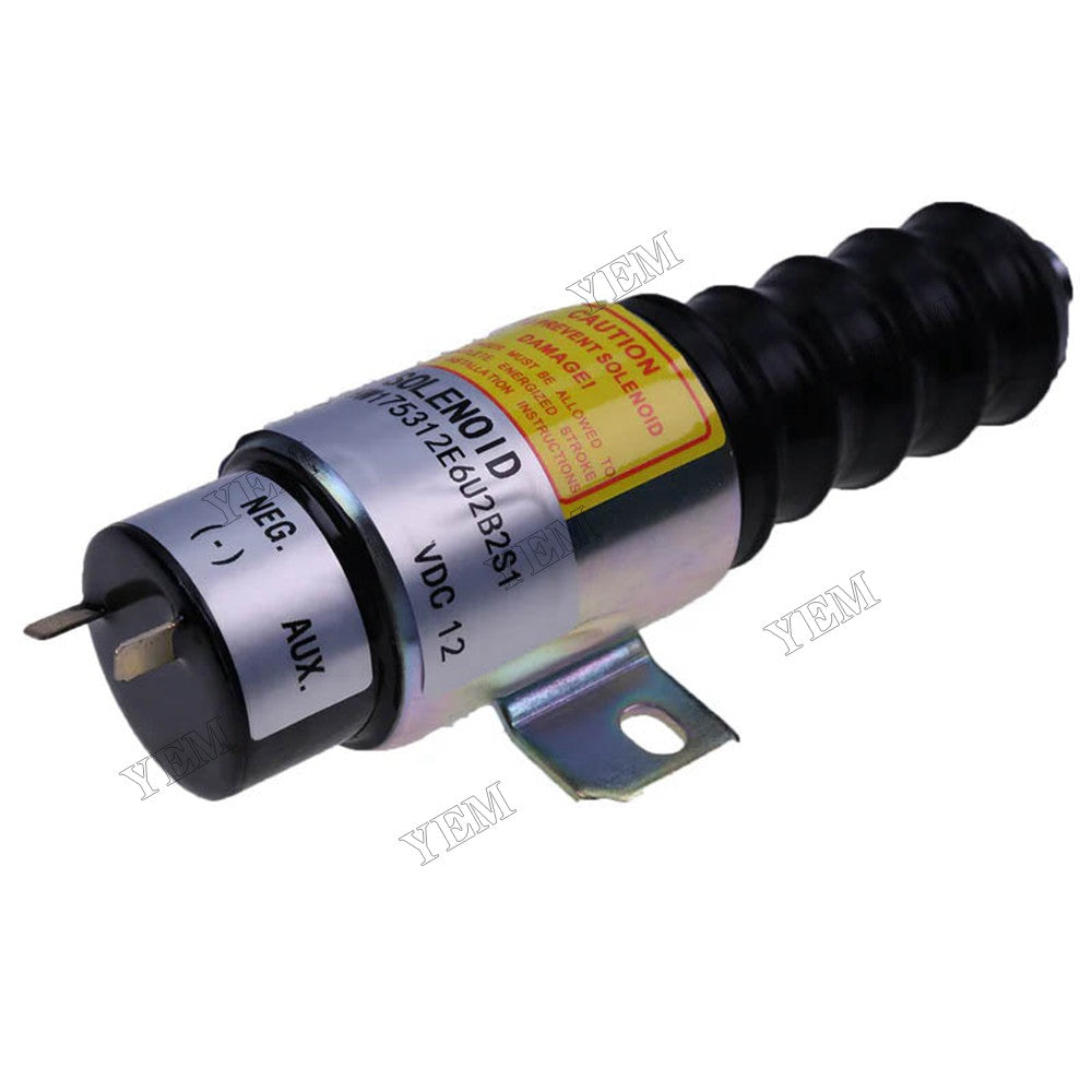 High quality 12V Stop Solenoid 1700-2563 1753-12E6U2B2S1 Replace Woodward For Woodward