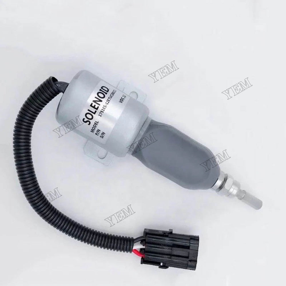 For Genset 12V Shutoff Stop Solenoid 1751ES-12E7UC3B1S1 1751ES12E7UC3B1S1 For Genset