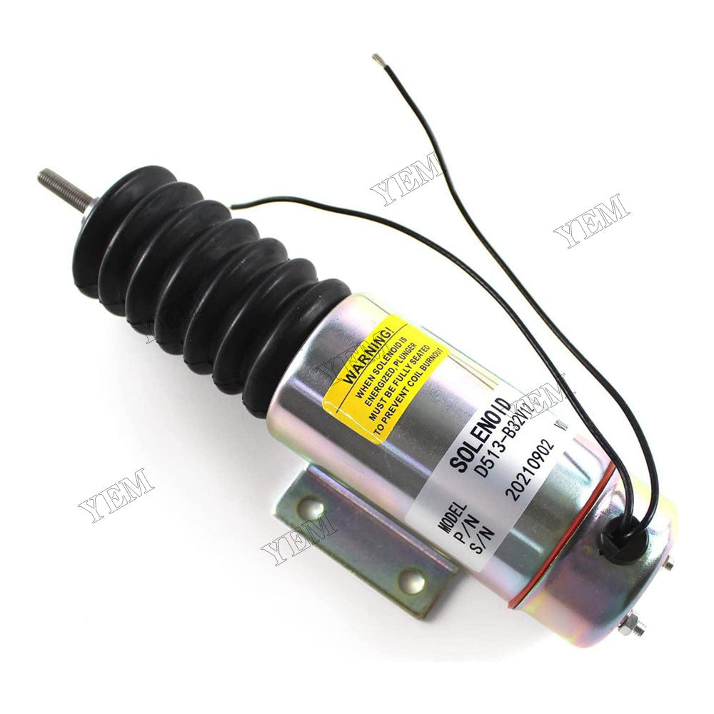 For Excavator Loader Bulldozer Tractor Crane 24V Aftermarket Trombetta D513-B33V24 Stop Solenoid Valve For Trombetta