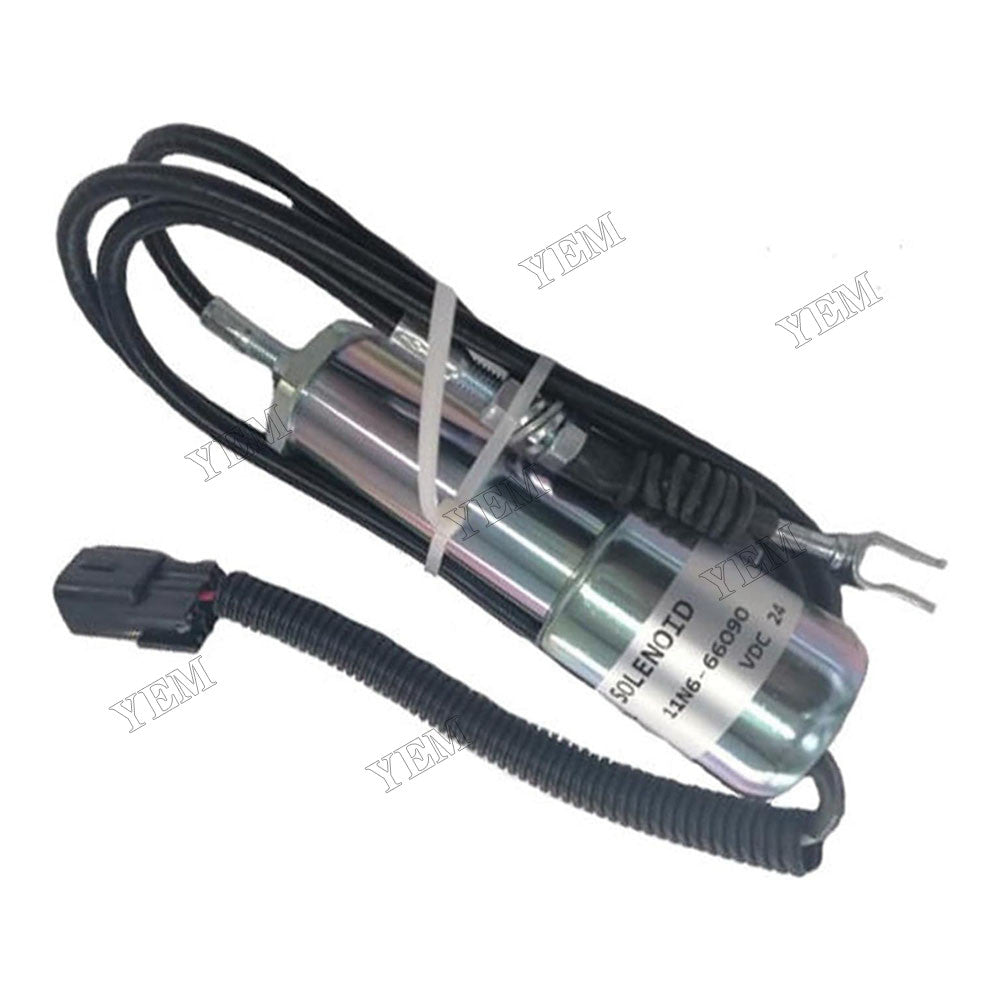 For Hyundai Excavator R210-7H R220LC-7H R220LC-9SH R210LC-7H 24V Fuel Shutoff Stop Solenoid 11N6-66090 For Hyundai