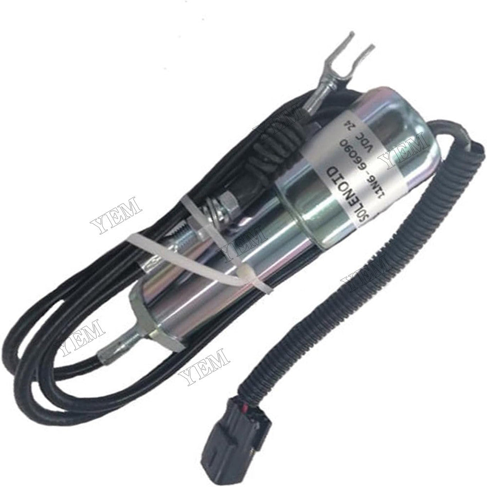 For Hyundai Excavator R210-7H R220LC-7H R220LC-9SH R210LC-7H 24V Fuel Shutoff Stop Solenoid 11N6-66090 For Hyundai