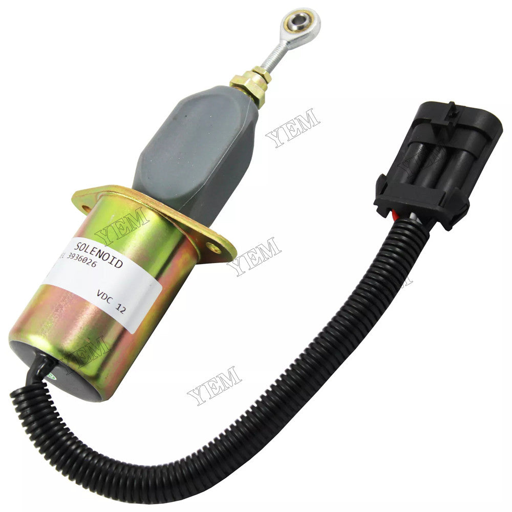 For Cummins Engine?6CT 12V Fuel ShutDown Solenoid 3936026 SA-4767-12 For Cummins