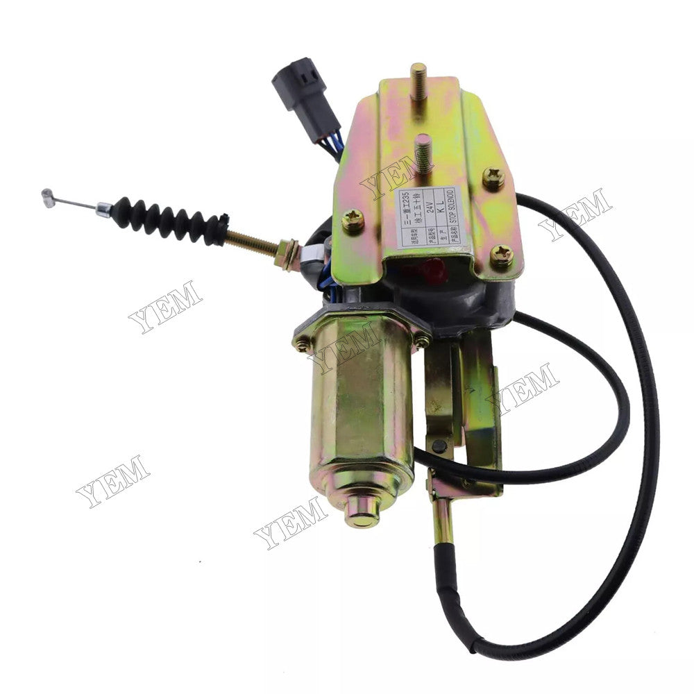 For Isuzu Engine CASE Excavator XCG210 XCG230 XG820 24V Stop Solenoid 0C29-1819002270 For Isuzu