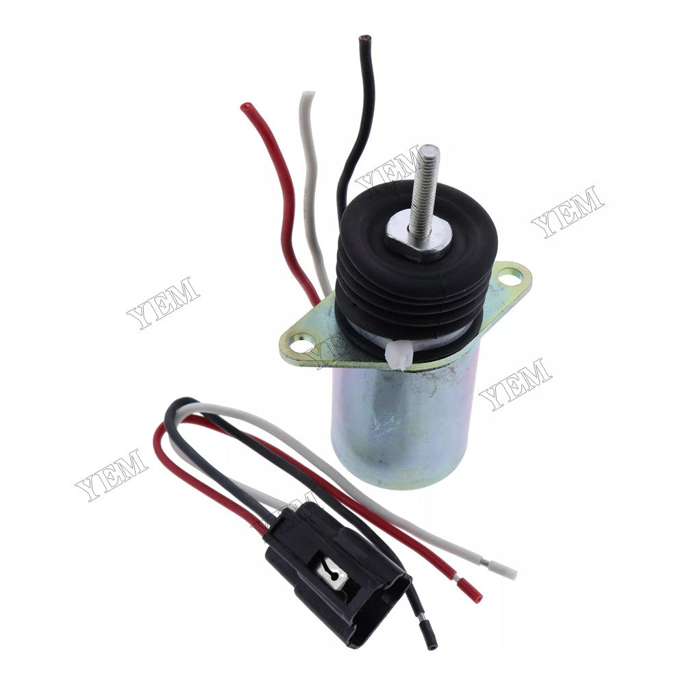 Deere Wheel Loader 544G 624G 644G Fuel Shut Off Solenoid AM124379 12V for John For John Deere